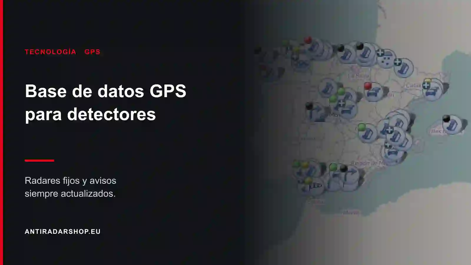 Cómo se crea la base de datos GPS de radares
